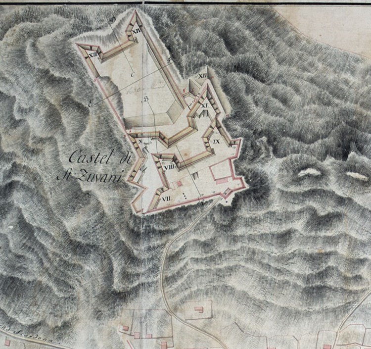 St. John's Fortress ground plan