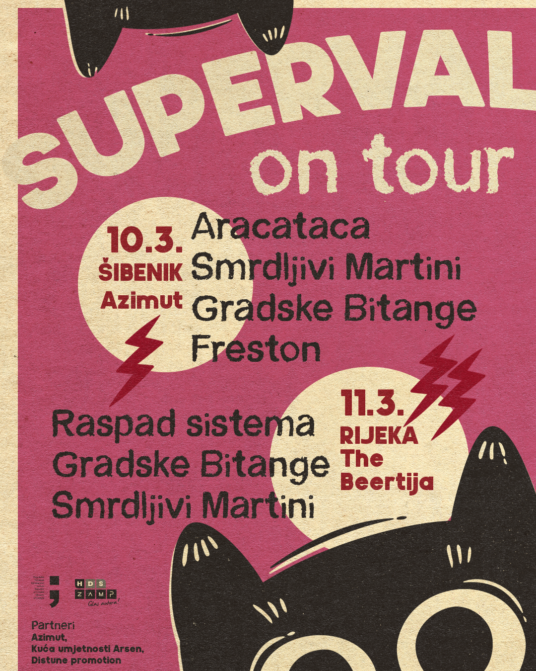 Prva Superval turneja u Šibenik dovodi mlade nade hrvatske glazbene scene! 