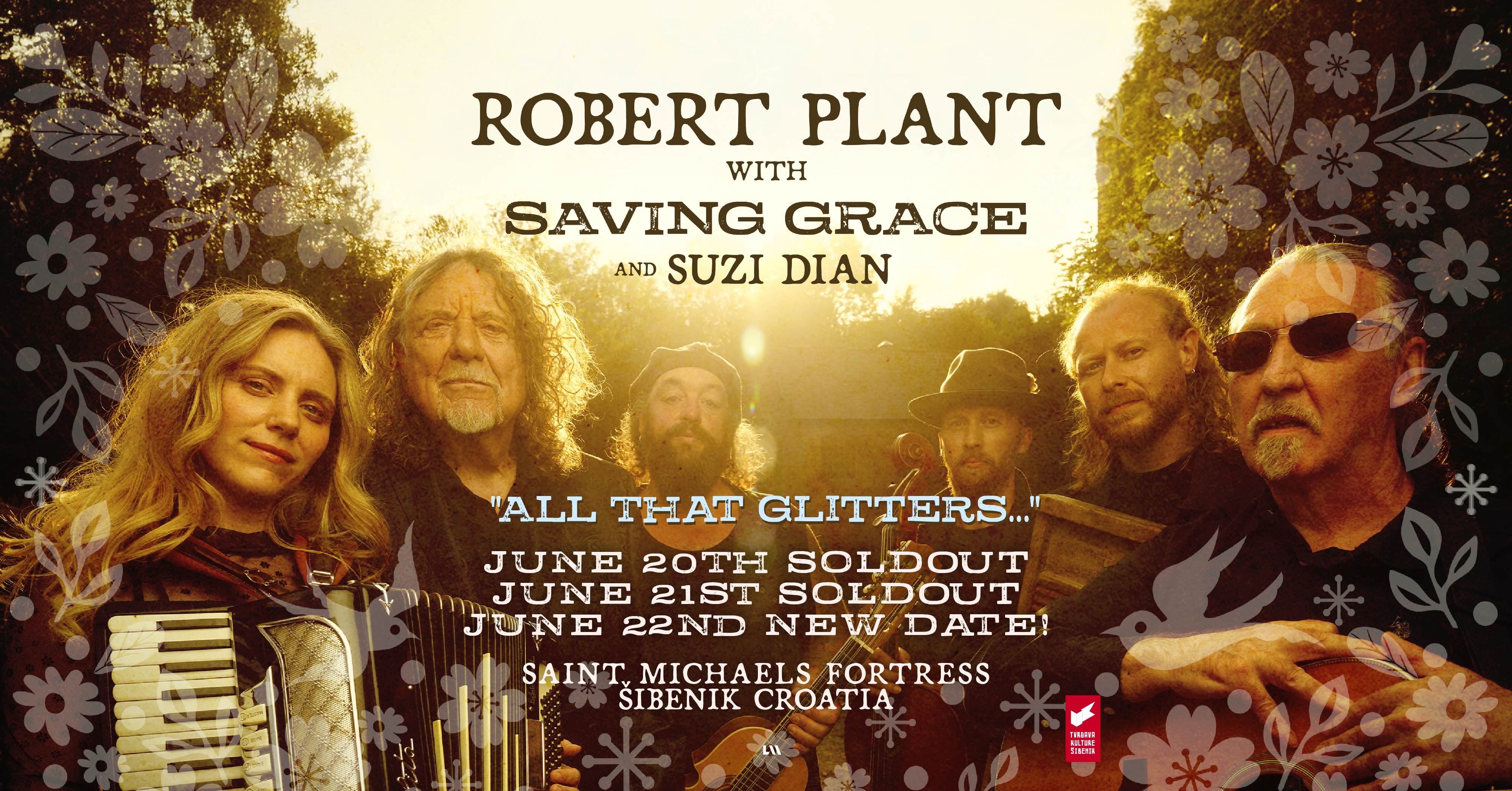 Robert Plant, uz bend Saving Grace, i treći put na Tvrđavi sv. Mihovila! 